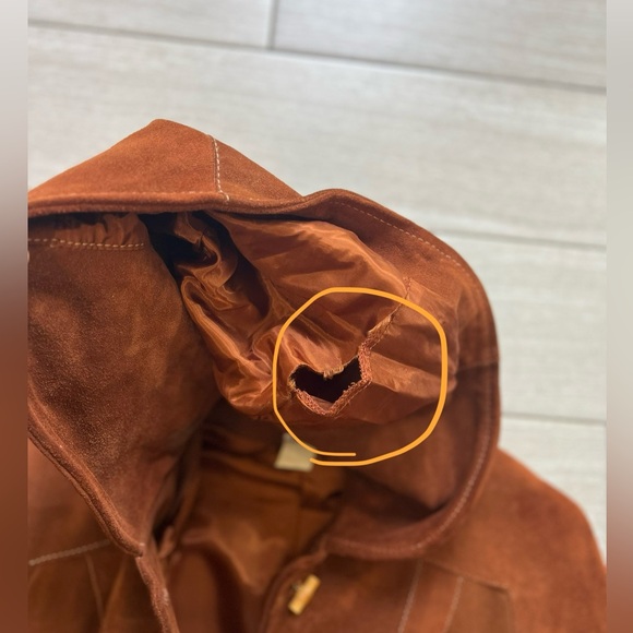 Vintage Suede Trench Coat - Picture 6 of 9